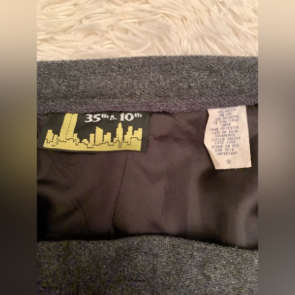 35th and 10th textured black skirt - Picture 3 of 5